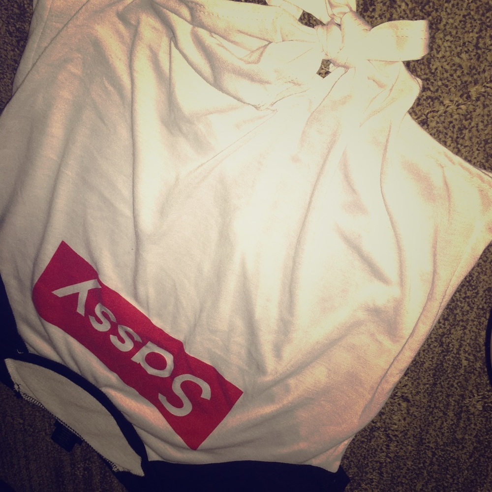 sassy tied top